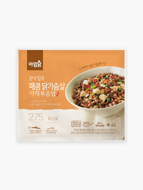 곤약잡곡 매콤닭가슴살 야채볶음밥 (200g)