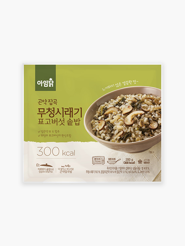 곤약잡곡 무청시래기 표고버섯솥밥 (200g)