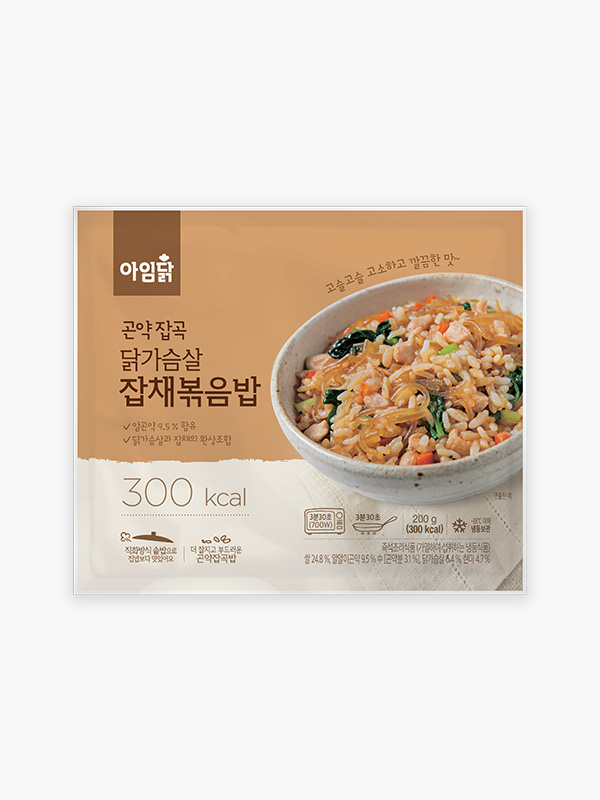 곤약잡곡 닭가슴살 잡채볶음밥 (200g)