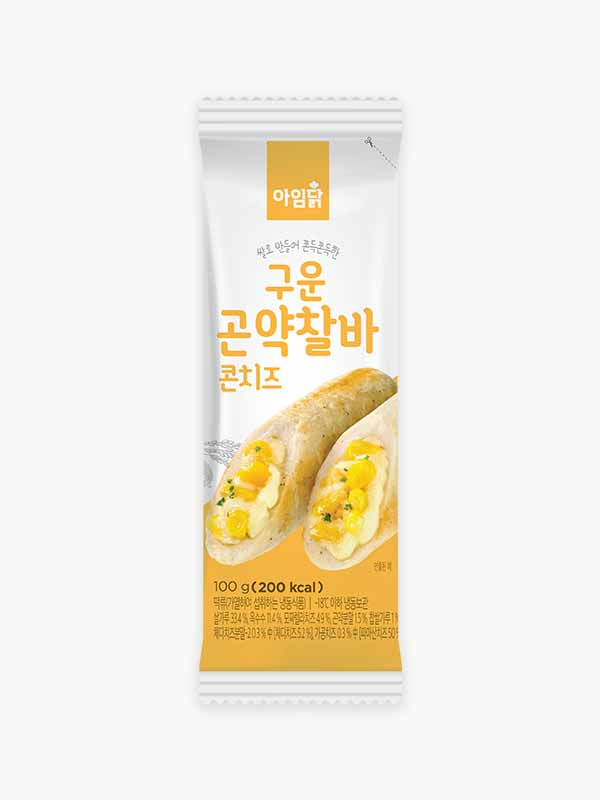 구운 곤약찰바 콘치즈 (100g)