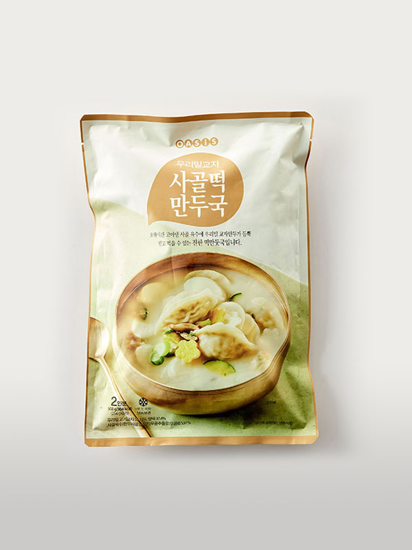 [출시특가] 한우사골 떡 만두국 (508g/2인분)