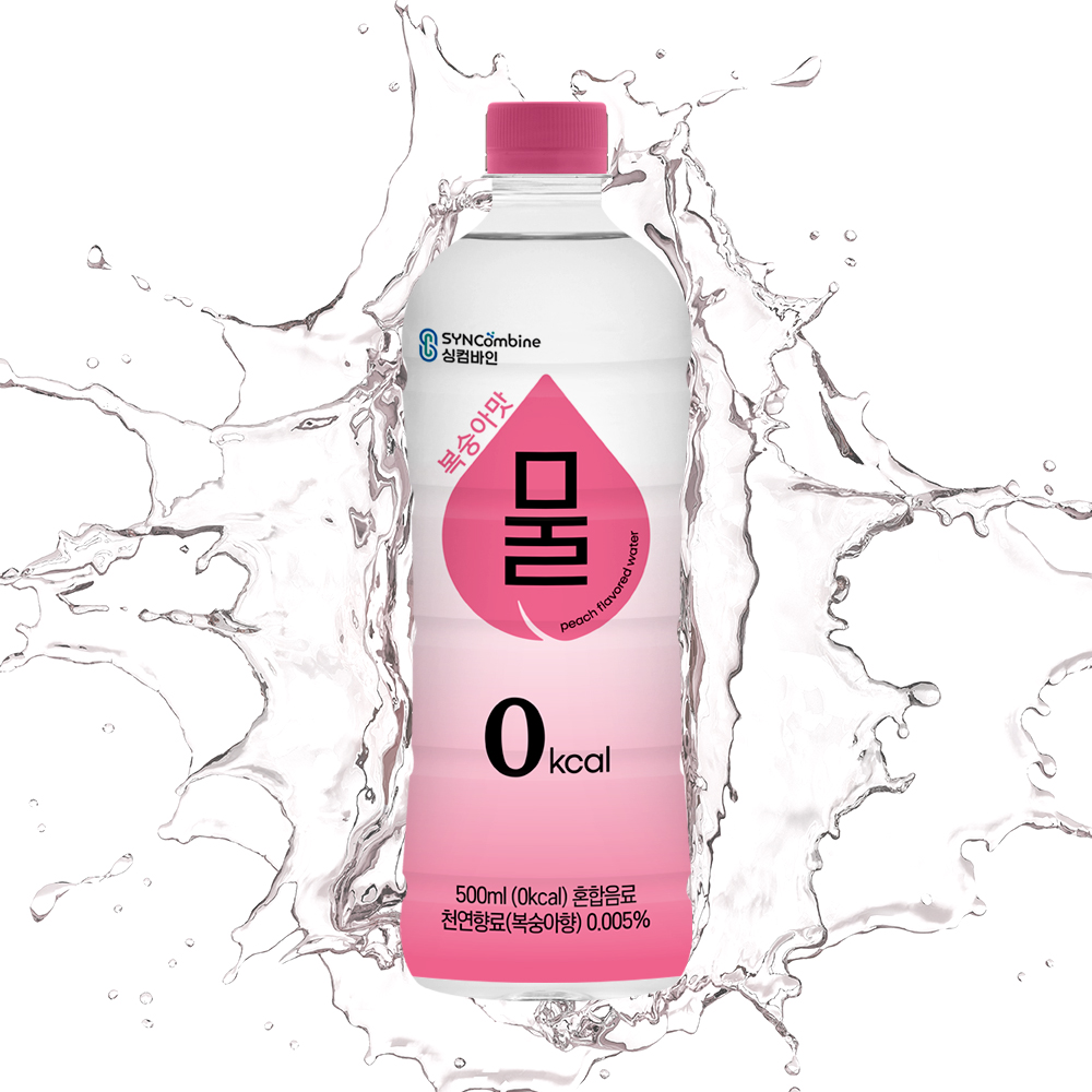 [24입] 싱컴바인 복숭아맛 물 500ml
