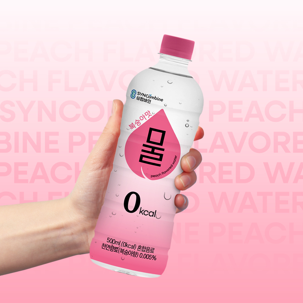 [24입] 싱컴바인 복숭아맛 물 500ml