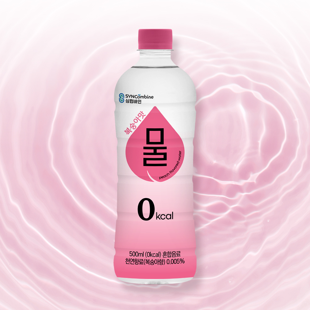 [24입] 싱컴바인 복숭아맛 물 500ml