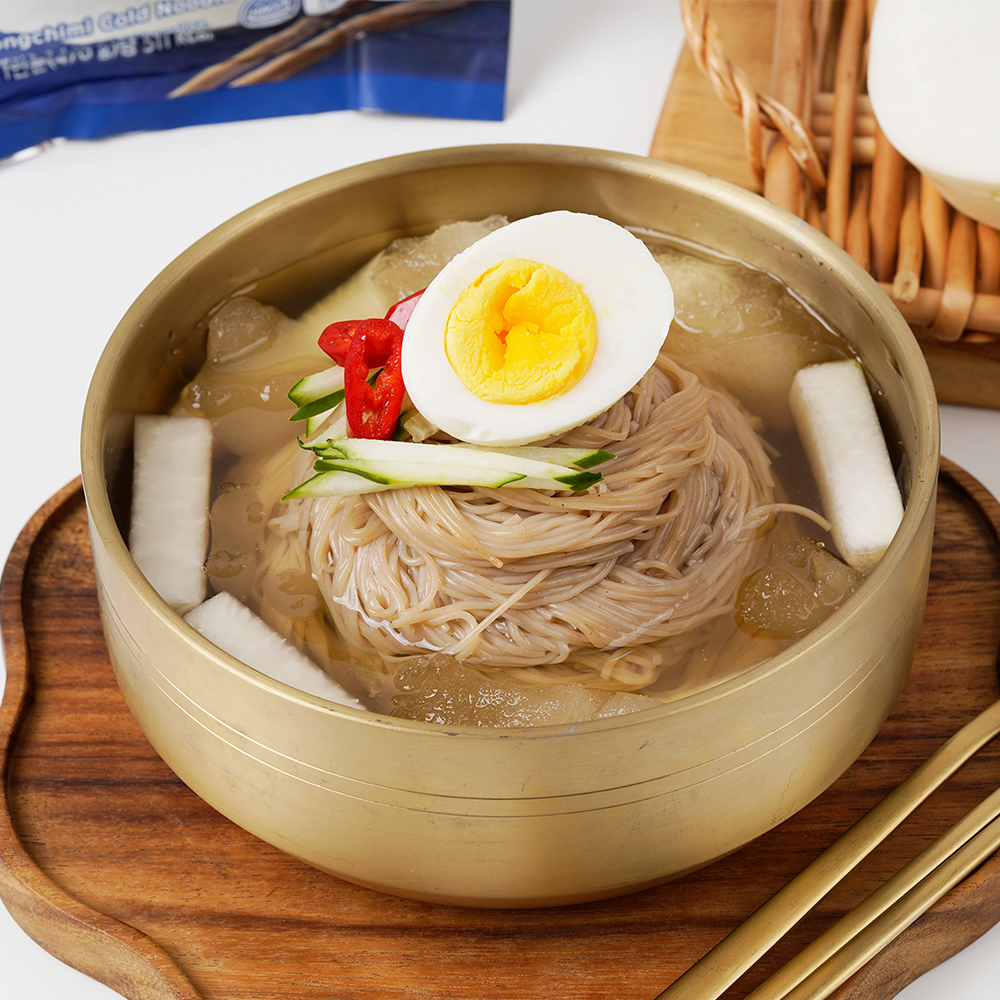 암반수로 만든 시원한 동치미 물냉면 2인분