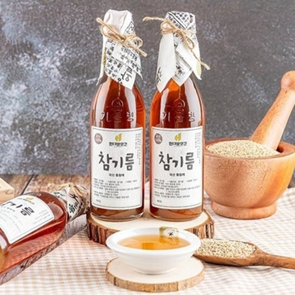 100% 국산 참기름 350ml
