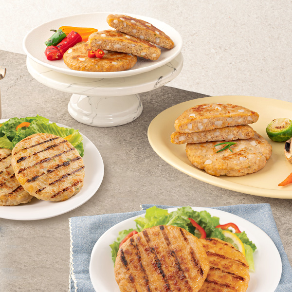 닭가슴살 함박&찰스테이크 4종 (100g×8팩)