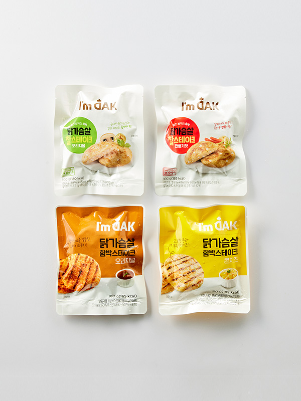 닭가슴살 함박&찰스테이크 4종 (100g×12팩)