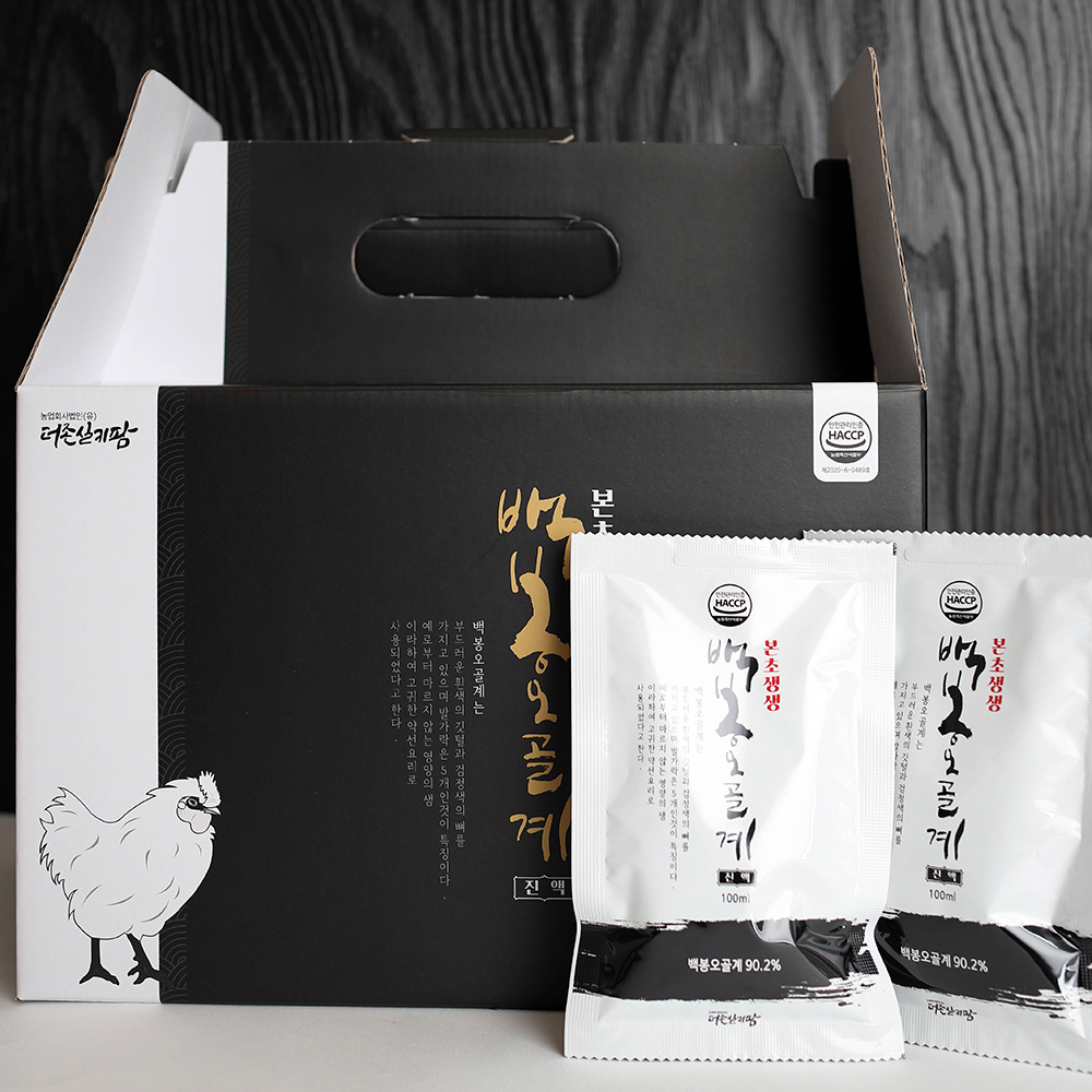 본초생생 백봉오골계진액 파우치 스파우트 100ml 130ml