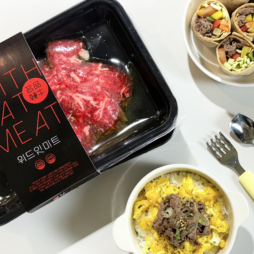 위드잇 프리미엄 한우 양념 소불고기 200g X 2팩