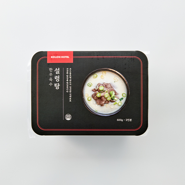 [3팩] 한우육수 설렁탕 (2인분/600g)