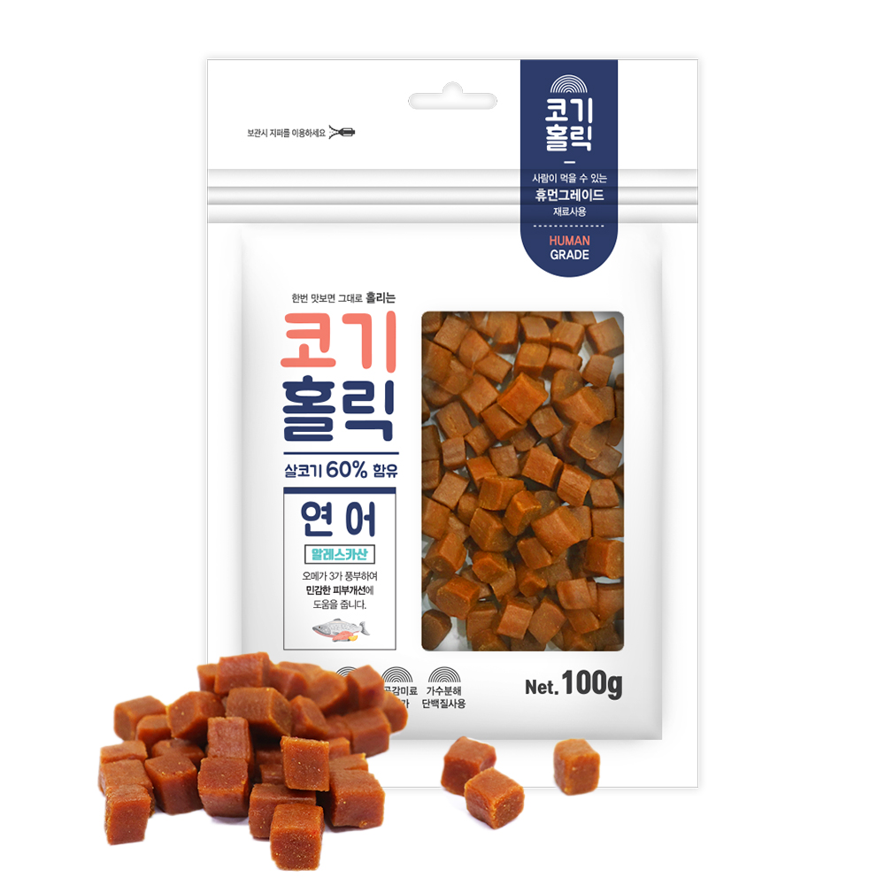 코기홀릭연어100g