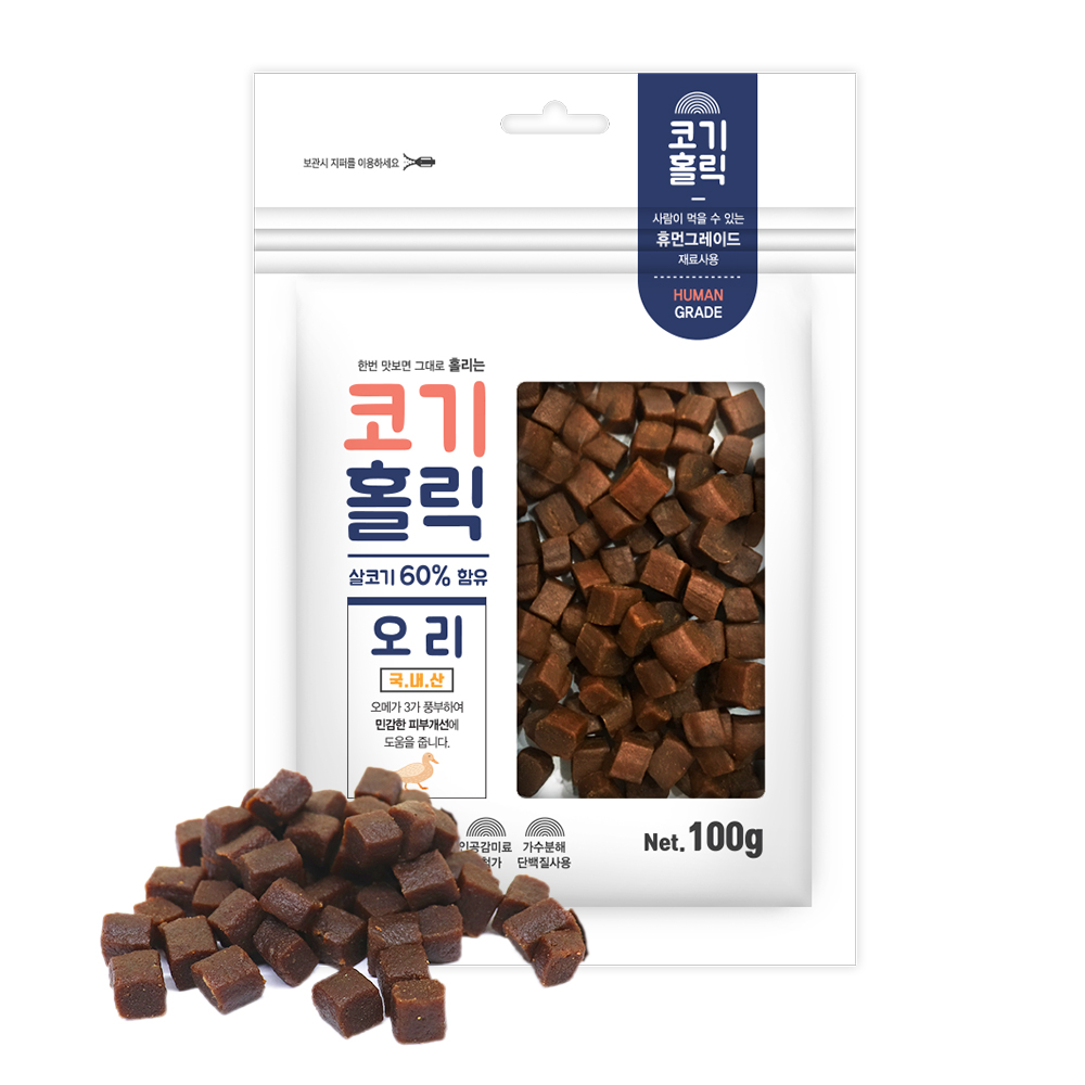 코기홀릭오리100g