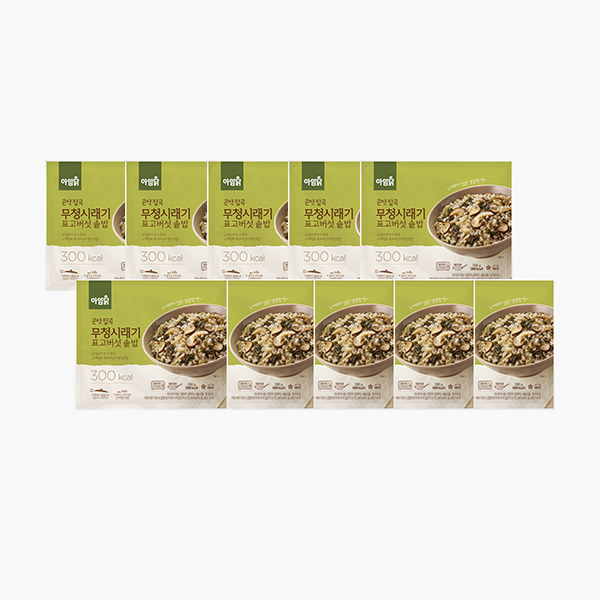 곤약잡곡 무청시래기 표고버섯솥밥 (200g×10팩)