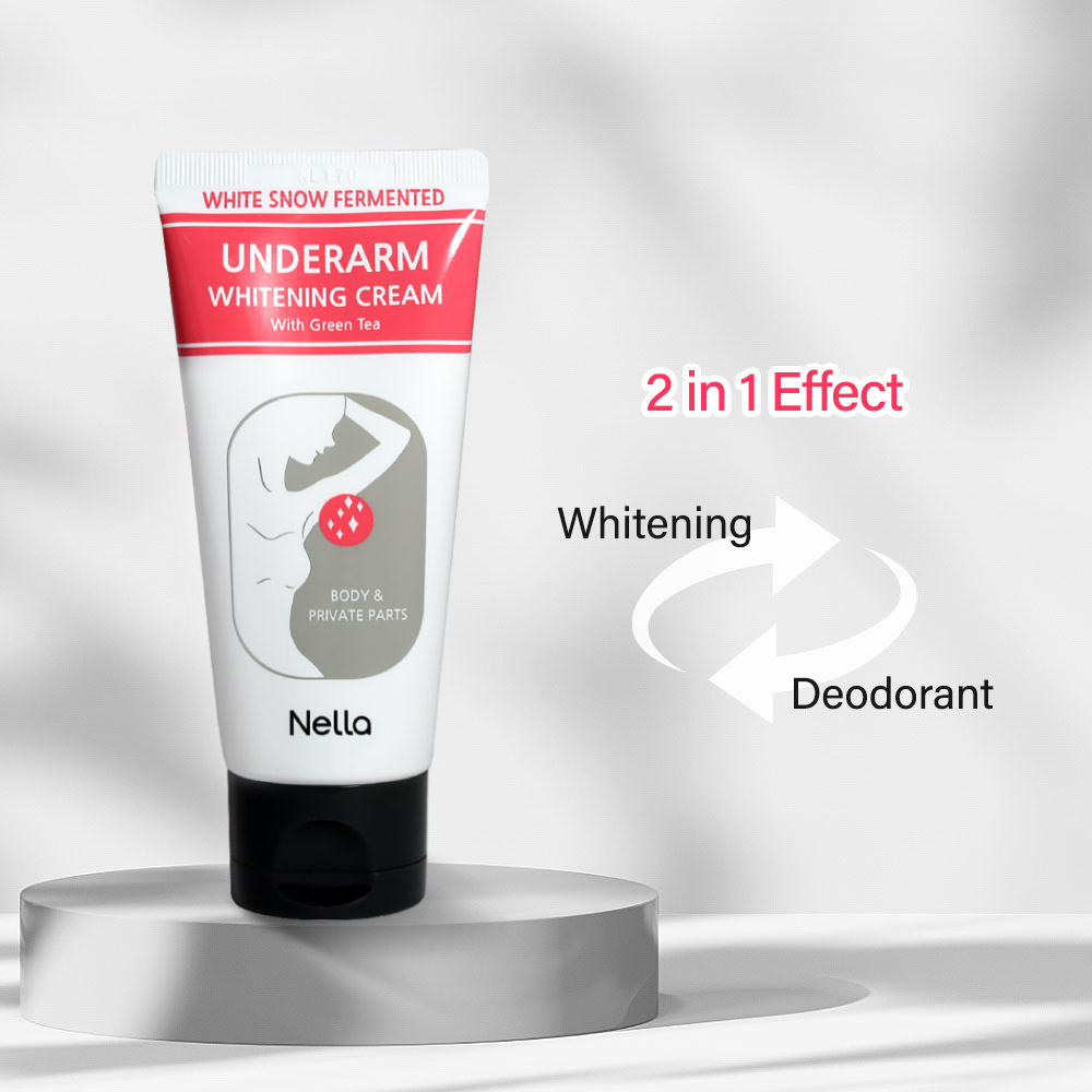 1+1 넬라 하얀눈 언더암 화이트닝 크림 50g 겨드랑이미백크림