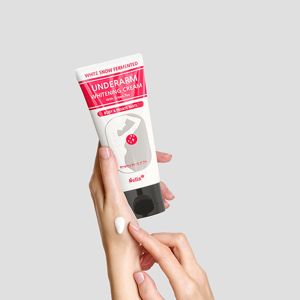 1+1 넬라 하얀눈 언더암 화이트닝 크림 50g 겨드랑이미백크림
