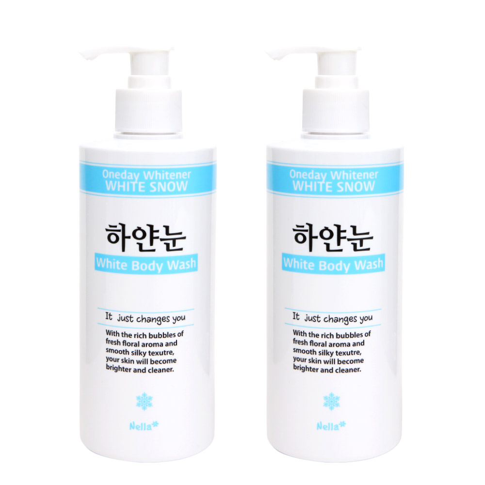 1+1 넬라 하얀눈 화이트 바디워시 400ml