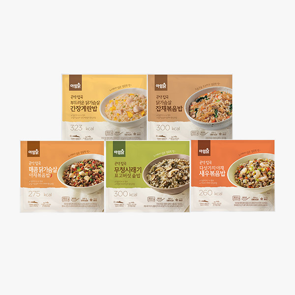 건강한 곤약잡곡 볶음밥 5종 (200g×5팩)