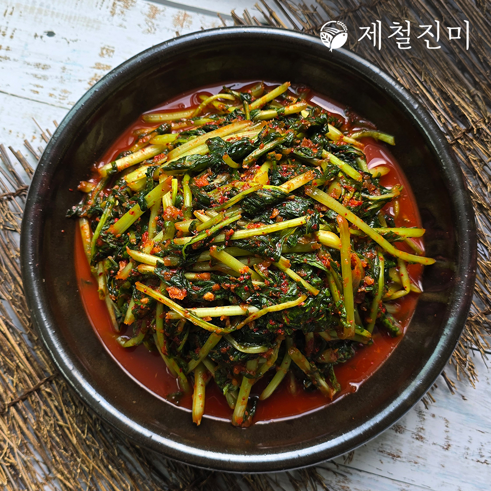 제철진미 100% 국내산 재료로 맛깔나게 갓담근 프리미엄 열무김치 2kg 4kg