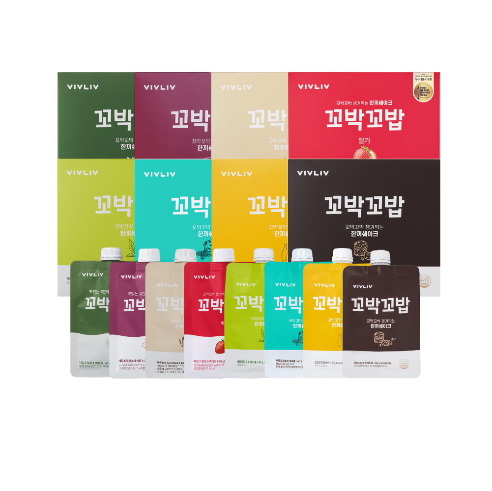 꼬박꼬밥 식사대용 단백질 쉐이크 40g 7개입