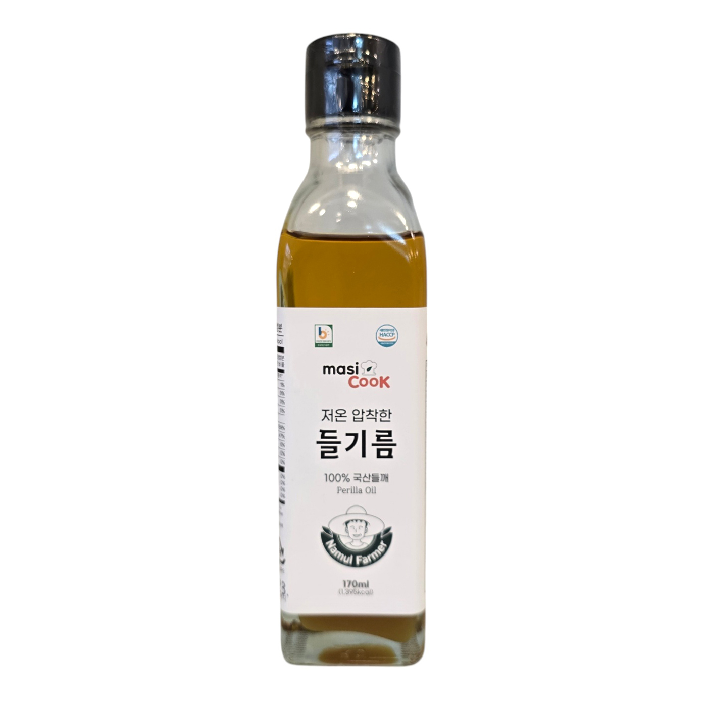 masiCook 마시쿡 저온착즙으로 짠 들기름 170ml