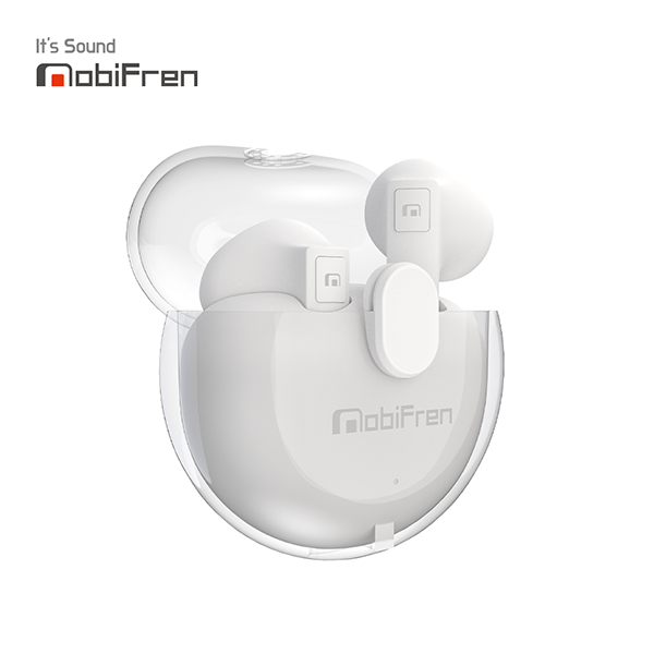 [모비프렌] 음질좋은 무선이어폰 포켓 MFB-T3300 투명케이스 TWS 운동용 인강용 게이밍헤드셋