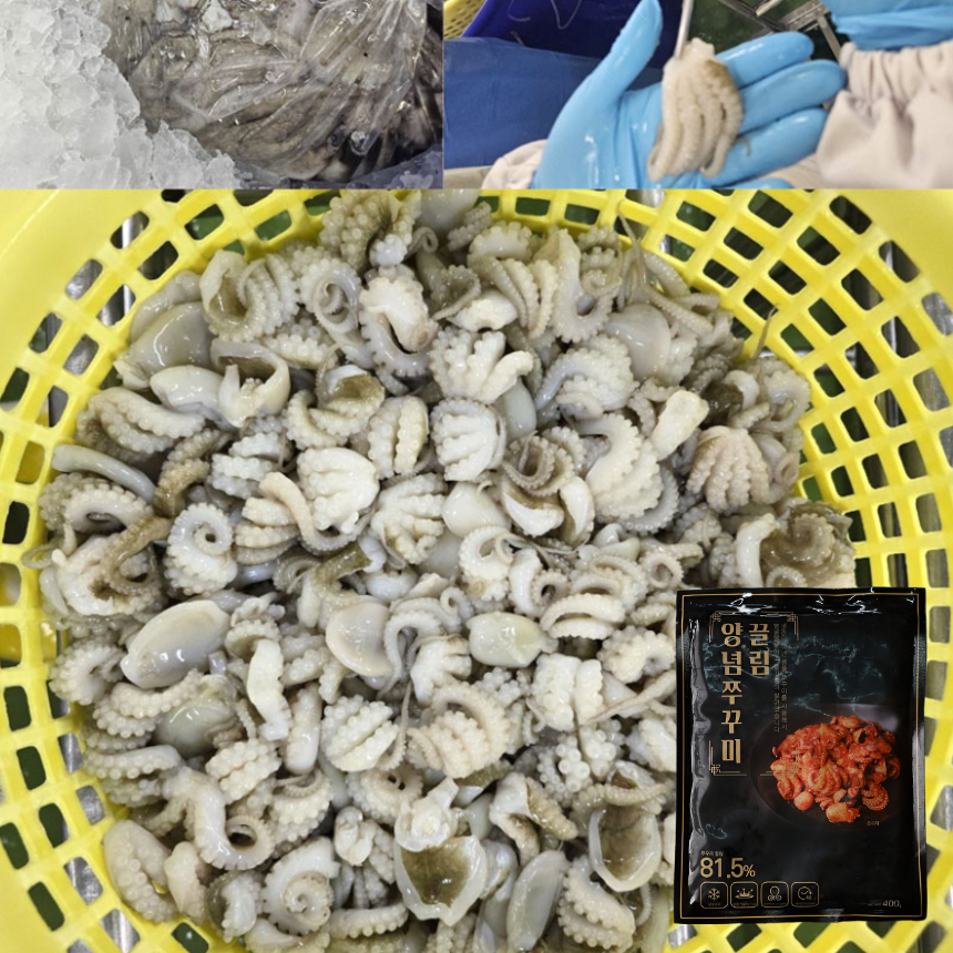 생물 쭈꾸미 81.5% 끌림 양념 쭈꾸미 볶음 400g