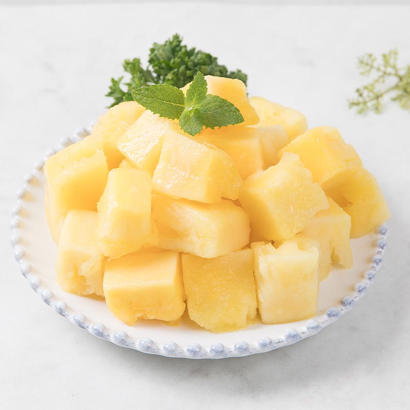 [재호식품] 냉동 파인애플 다이스 1kg