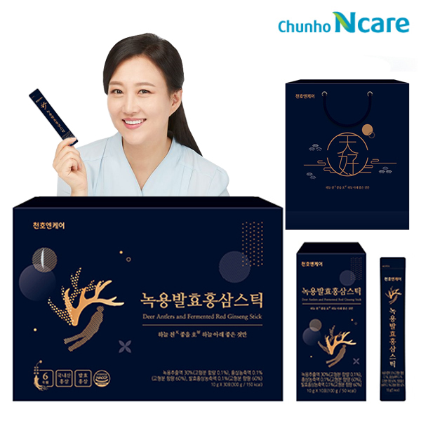 천호엔케어 녹용 발효홍삼 스틱 10g x 30포