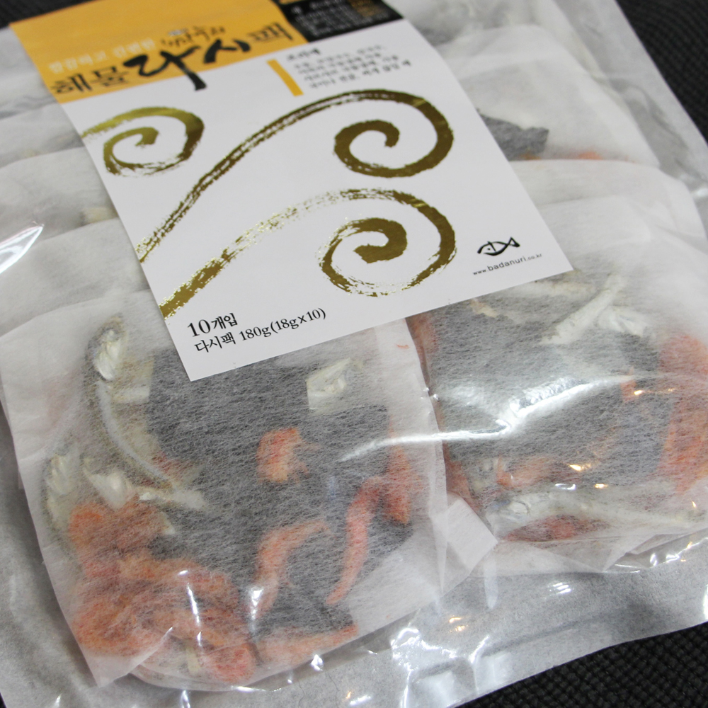 국내산 해물 다시팩 180g (18g * 10팩)