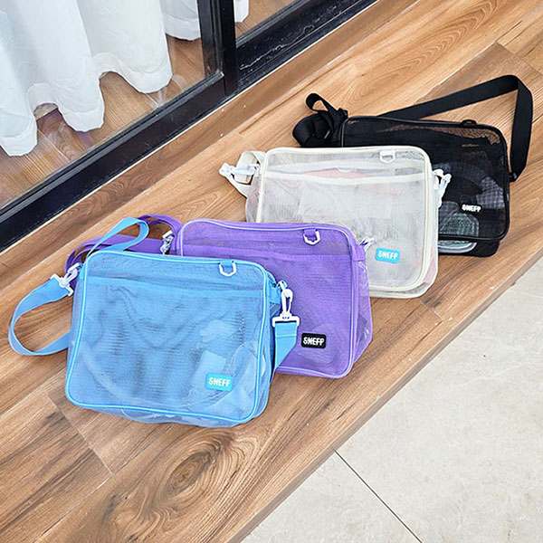 스네프 에스망 여행용 미니PVC /쇼퍼 / 크로스 /토트 수영가방 망사파우치 물놀이 백 8종 택1