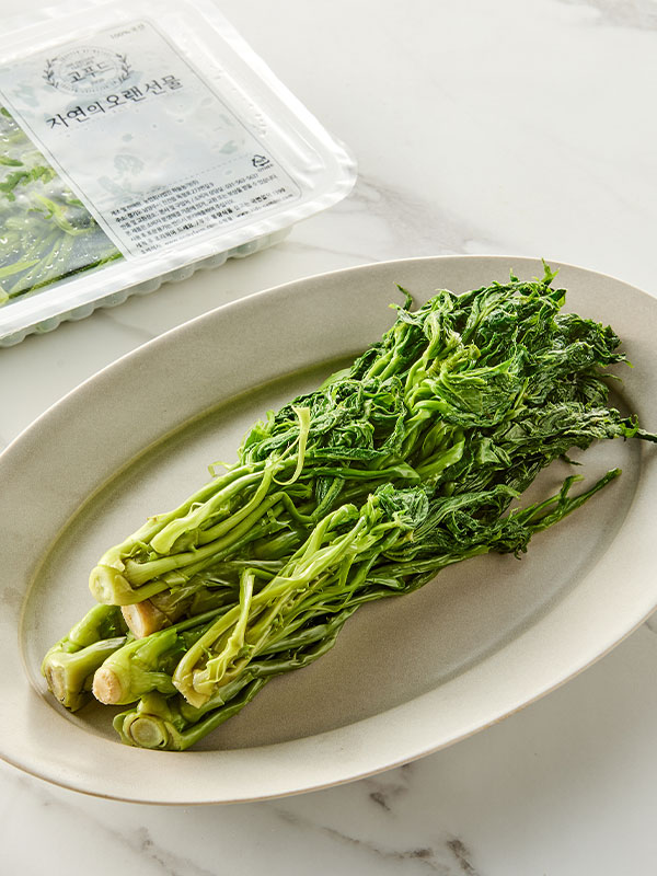 국산 데친 두릅순 (200g, 음나무순)