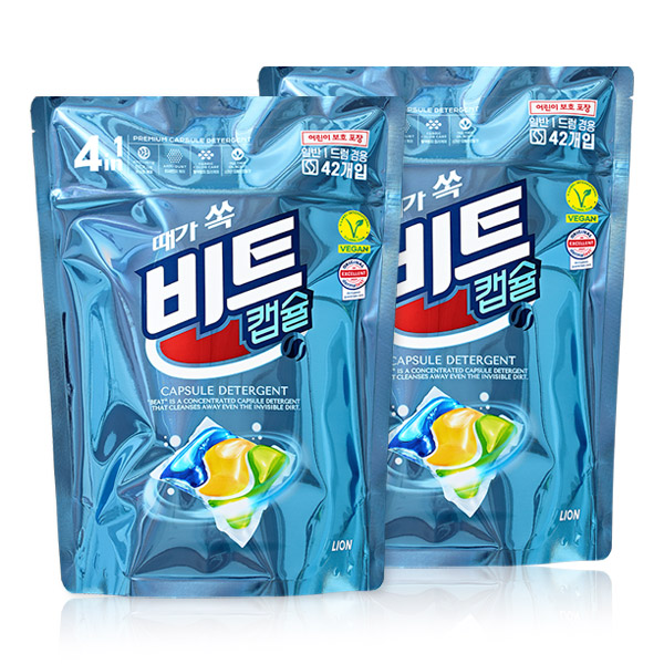 비트 캡슐세제 4in1 42입 x 2개