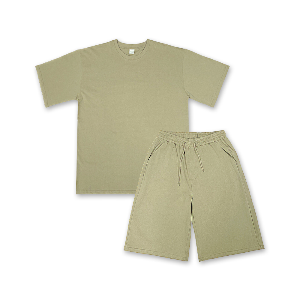 피그먼트 트레이닝복 세트 워싱 반팔 반바지 셋업 남여공용 헬스복