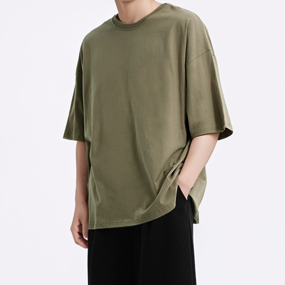 쿨에버 반팔티 밑트임  남여공용 커플룩 단체티 여름반팔티