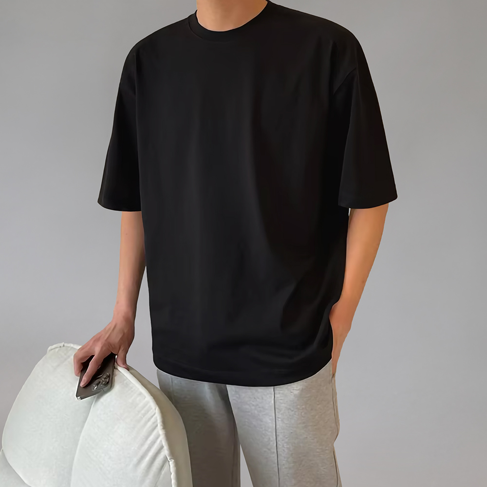 쿨에버 반팔티 밑트임  남여공용 커플룩 단체티 여름반팔티