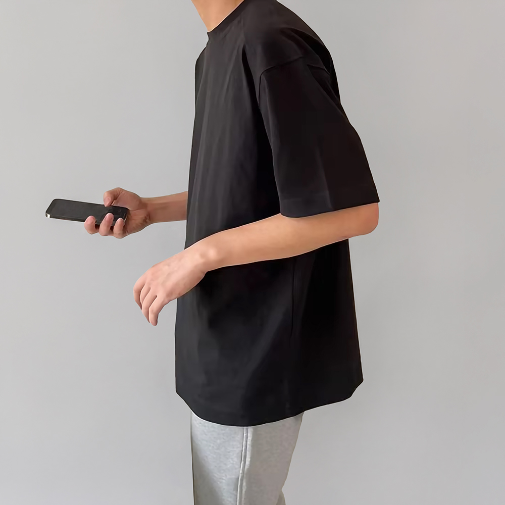 쿨에버 반팔티 밑트임  남여공용 커플룩 단체티 여름반팔티