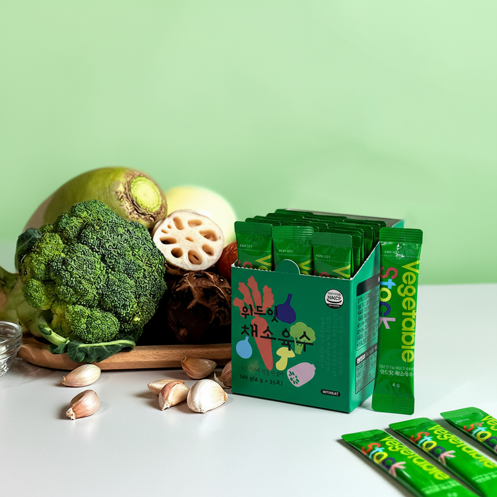 위드잇 동결건조 유기농 채소육수 4g X 35개입