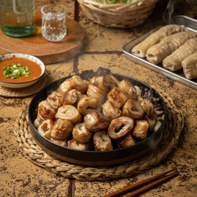참나무장작불에 직접구운 가오니 참나무초벌막창 300g+소스100g