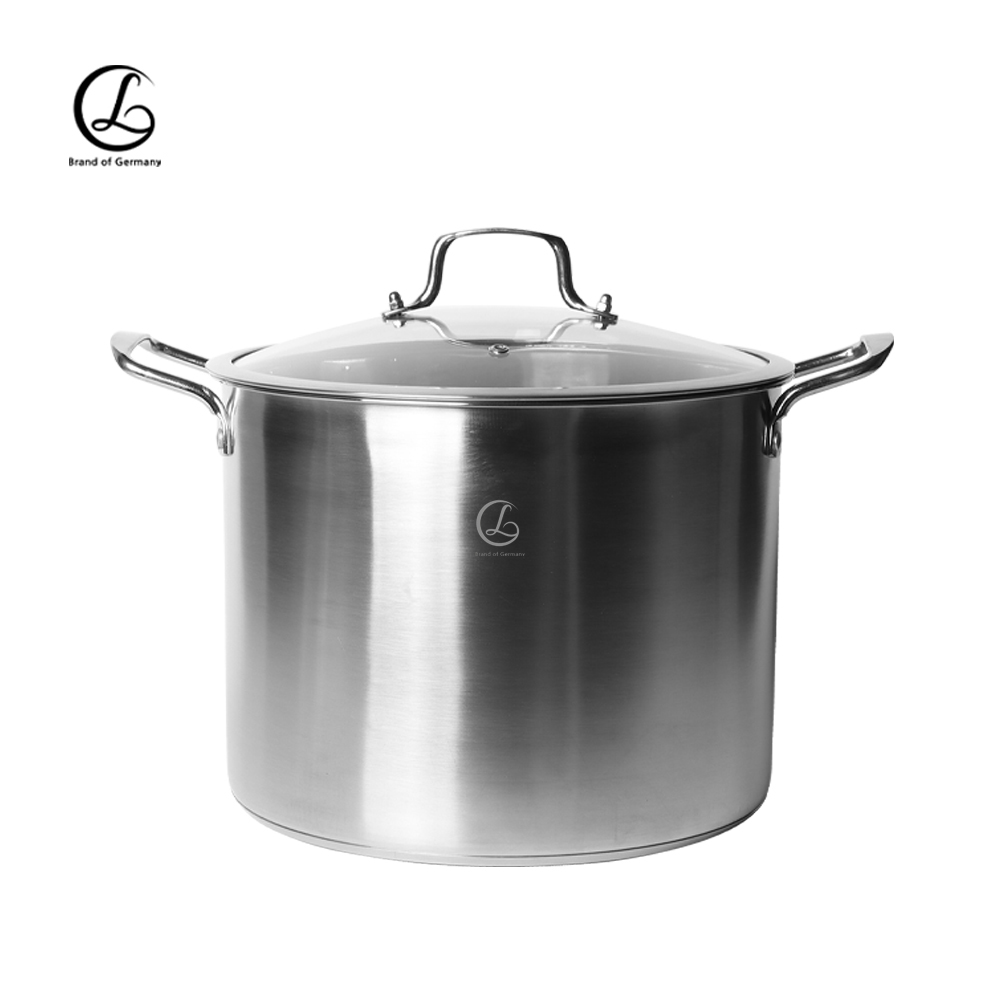 랑펠로 스텐304 곰솥 30cm 대용량 대형 깊은 큰 곰솥 찜기 찜솥 스텐 인덕션 냄비