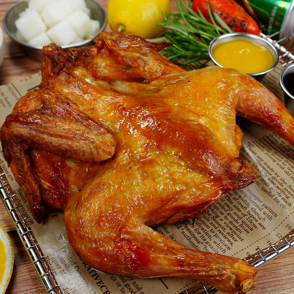 국내산 에어프라이어 로스트 옛날통닭(약600g) 2마리/4마리/윙봉800g 선택 대표이미지 섬네일