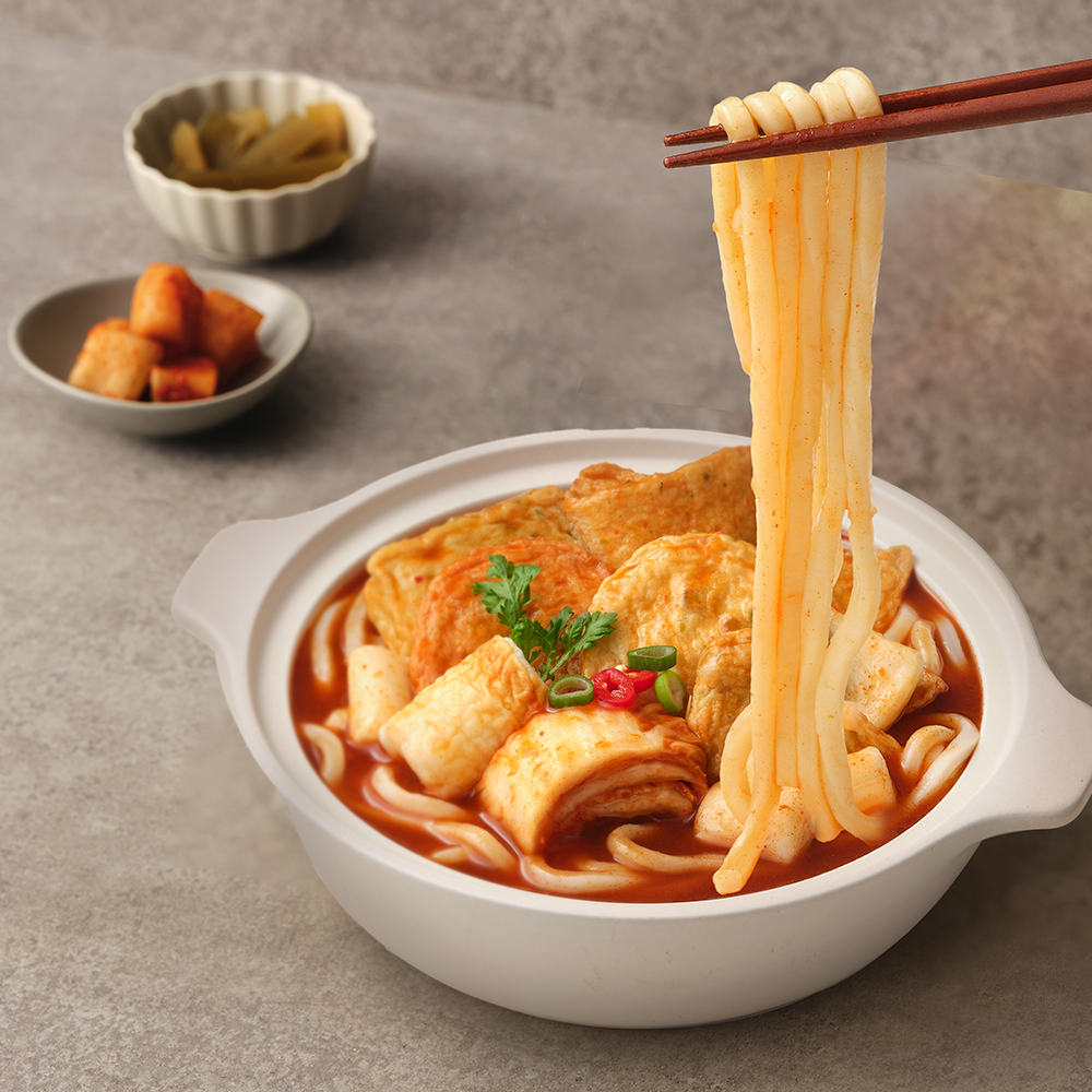 고래사 김치우동 전골 (740g, 2~3인분)
