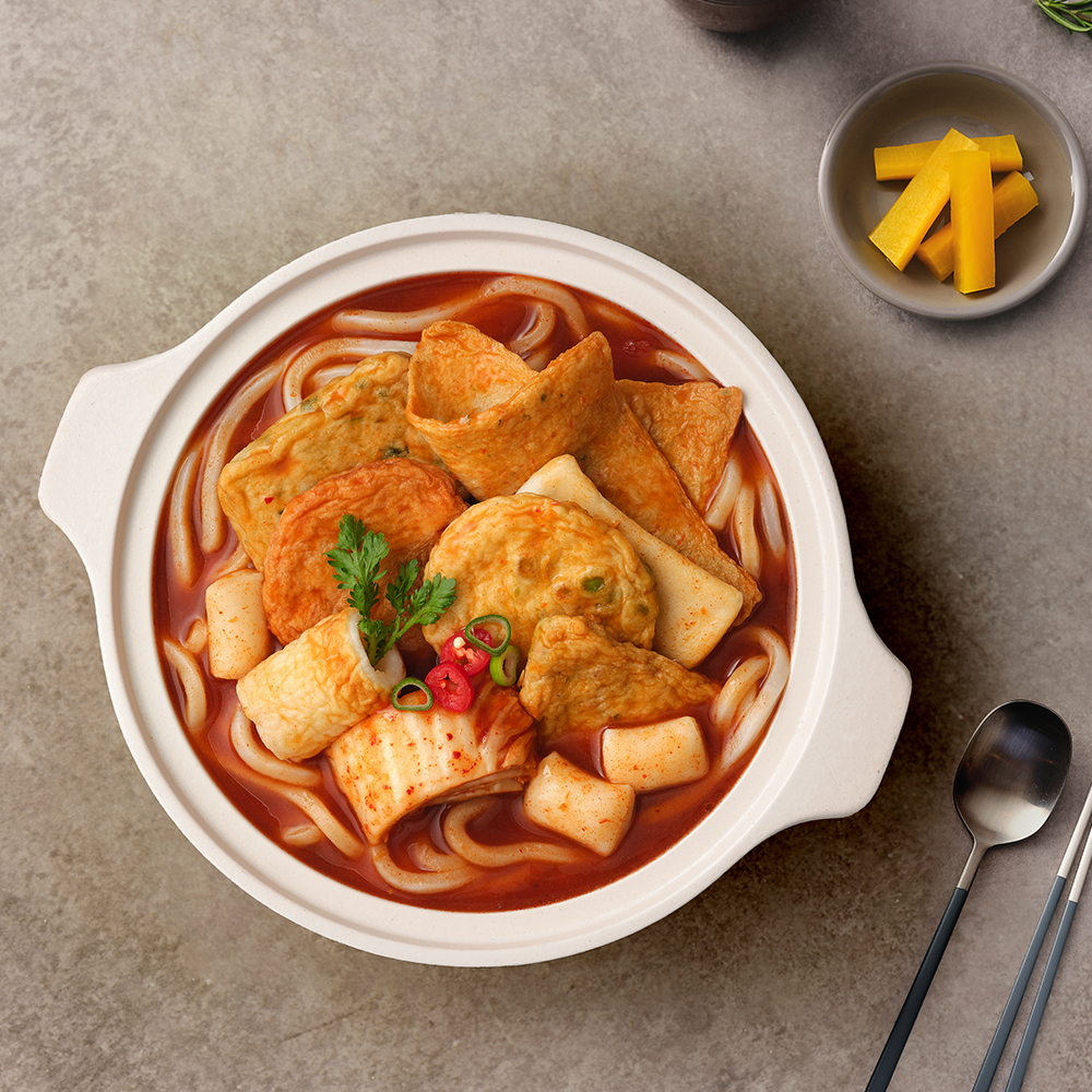 고래사 김치우동 전골 (740g, 2~3인분)