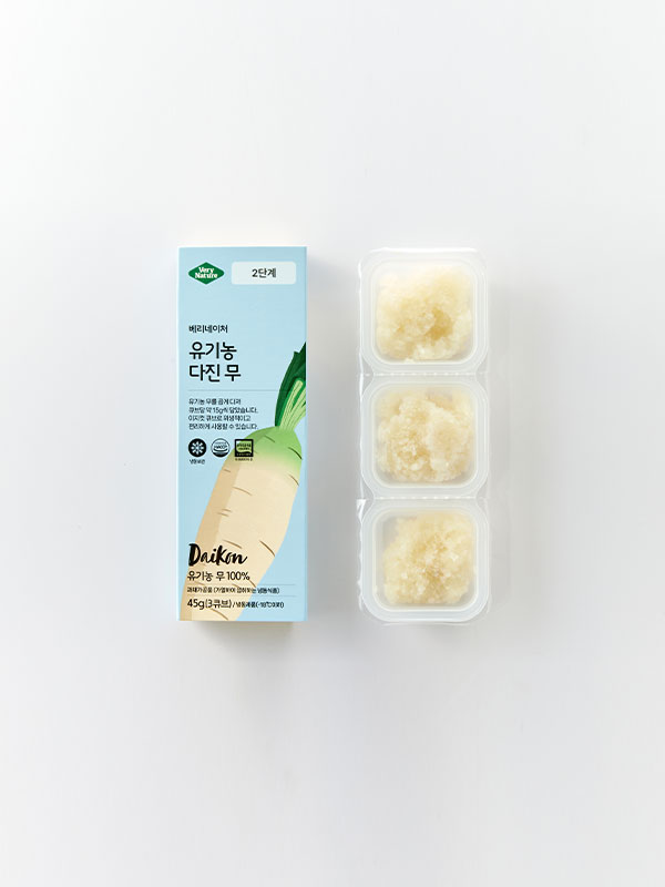 유기농 토핑 야채큐브 다진 무 45g