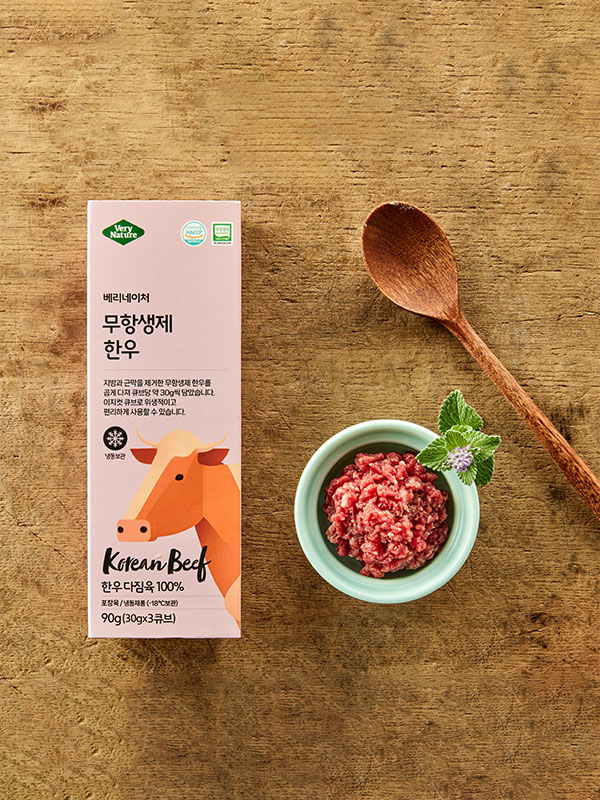 무항생제 한우 설도 다짐육 30g x 3구