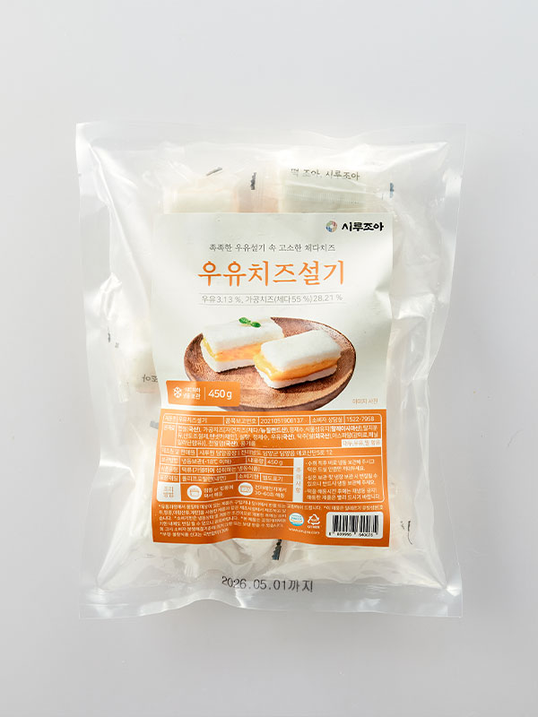 우유 치즈 설기(450g)