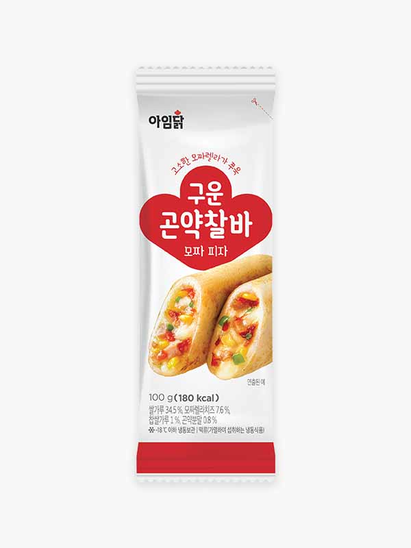 구운 곤약찰바 모짜피자 (100g)