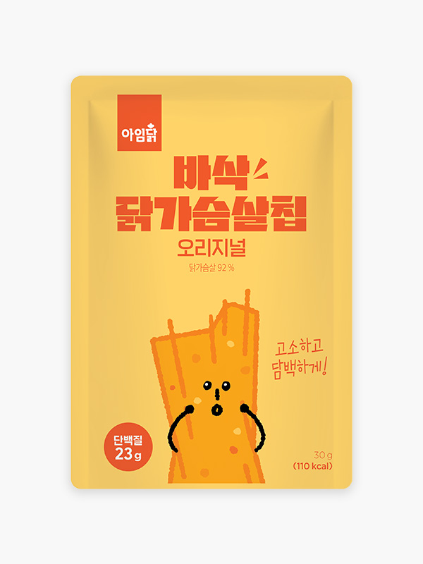 바삭 닭가슴살칩 오리지널 (30g)