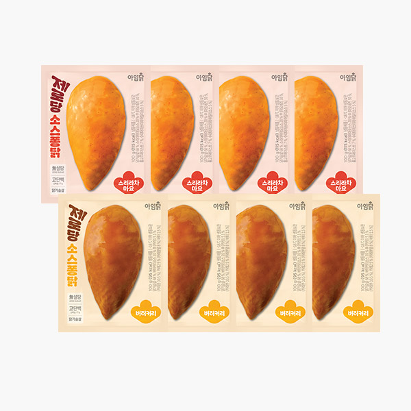 제로당 소스퐁닭 2종 (100g×8팩)