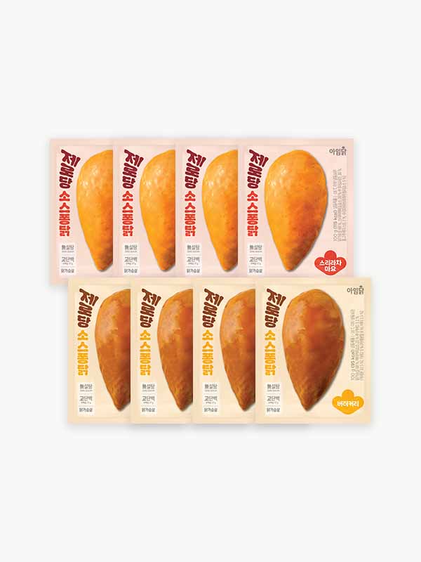 제로당 소스퐁닭 2종 (100g×8팩)